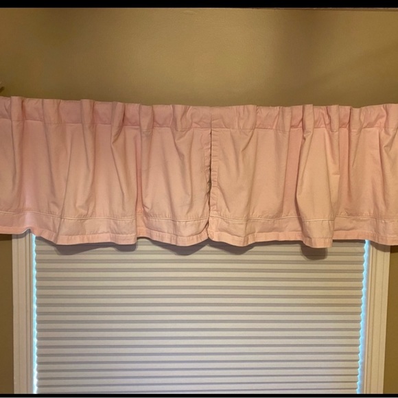 Pottery Barn Accents Pink Window Valances Poshmark